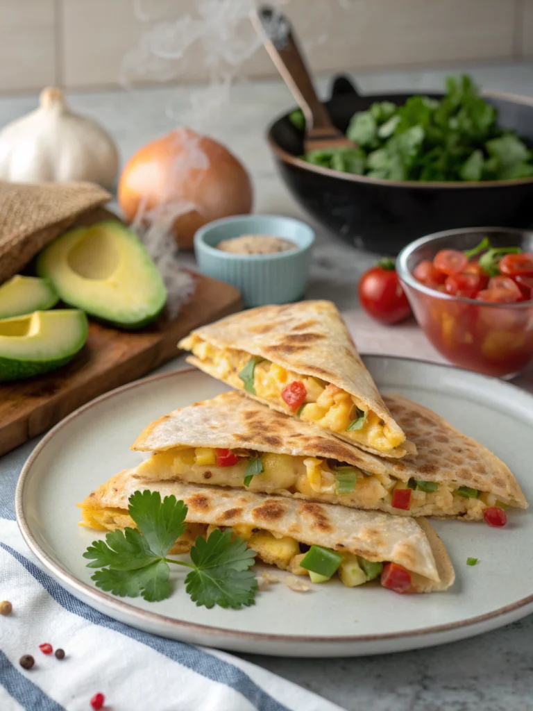 Quick 10-Minute Breakfast Quesadilla Recipe