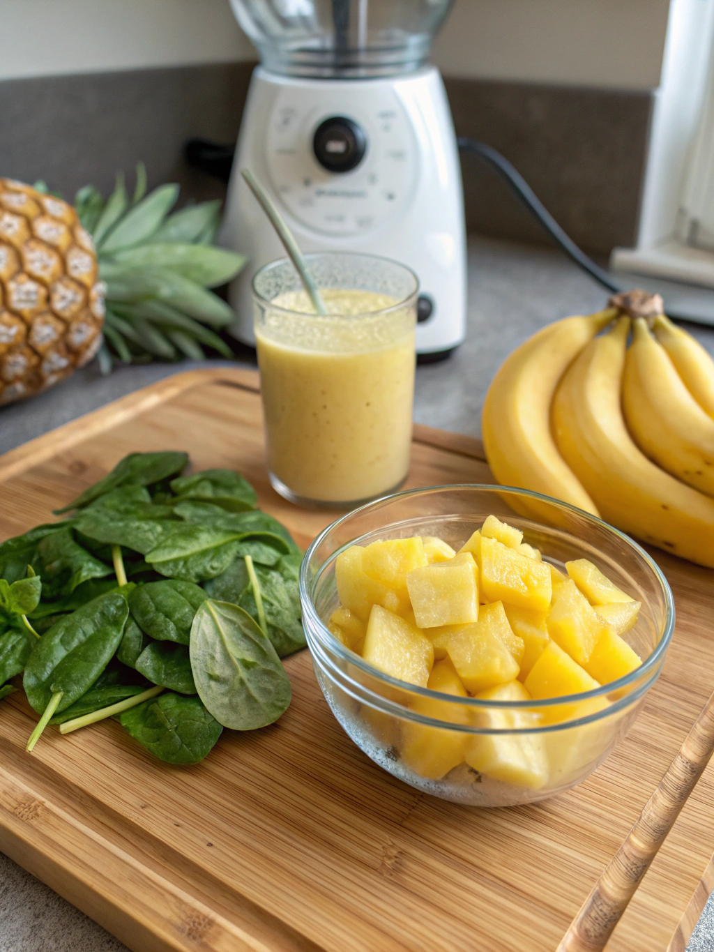 Quick 10-Minute Pineapple Cleanser Smoothie Recipe