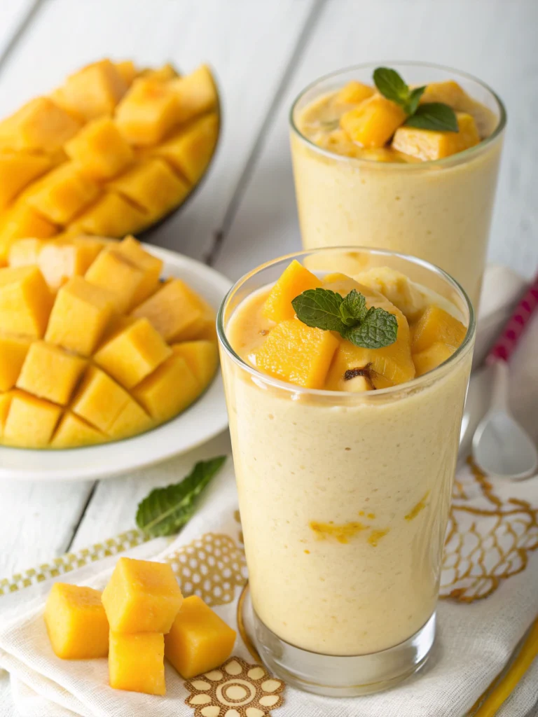 Quick 10-Minute Protein Mango Smoothie Recipe