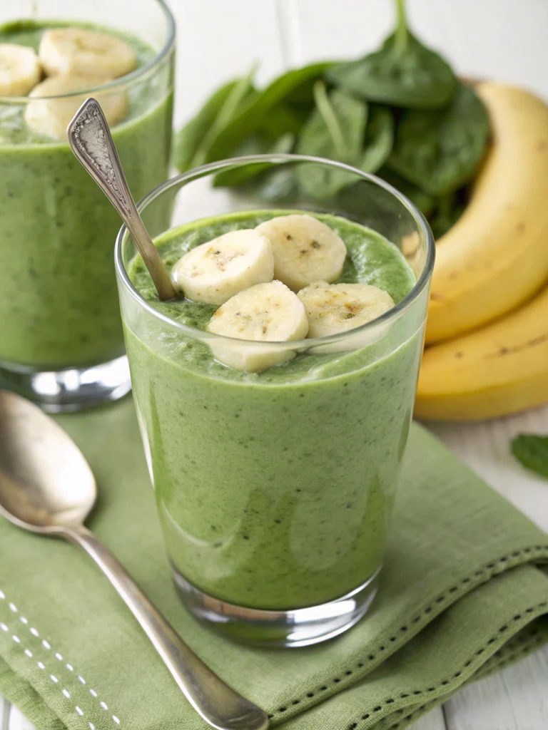 Quick 10-Minute Spinach Banana Power Smoothie