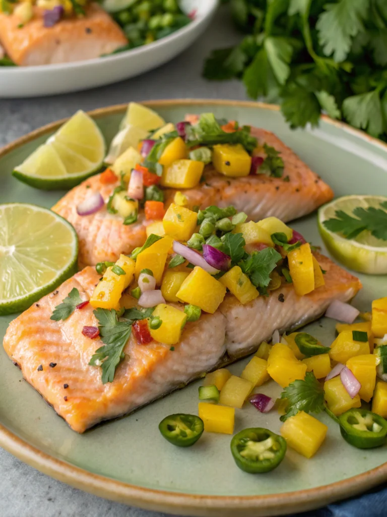 Quick 30-Minute Mango Salsa Salmon Recipe