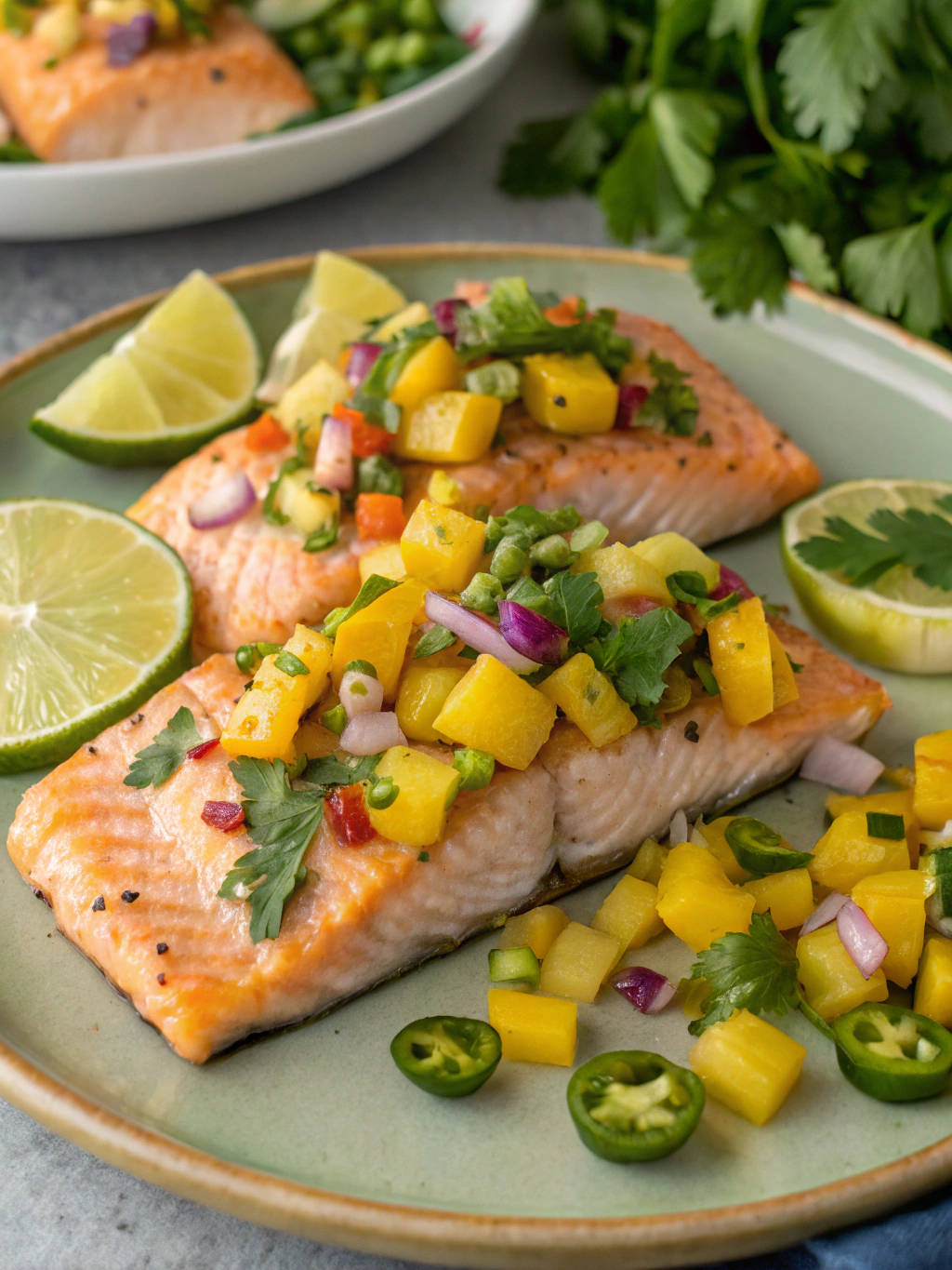 Quick 30-Minute Mango Salsa Salmon Recipe