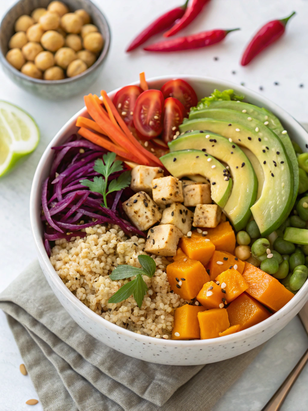 Quick 30-Minute Rainbow Buddha Bowl Recipe