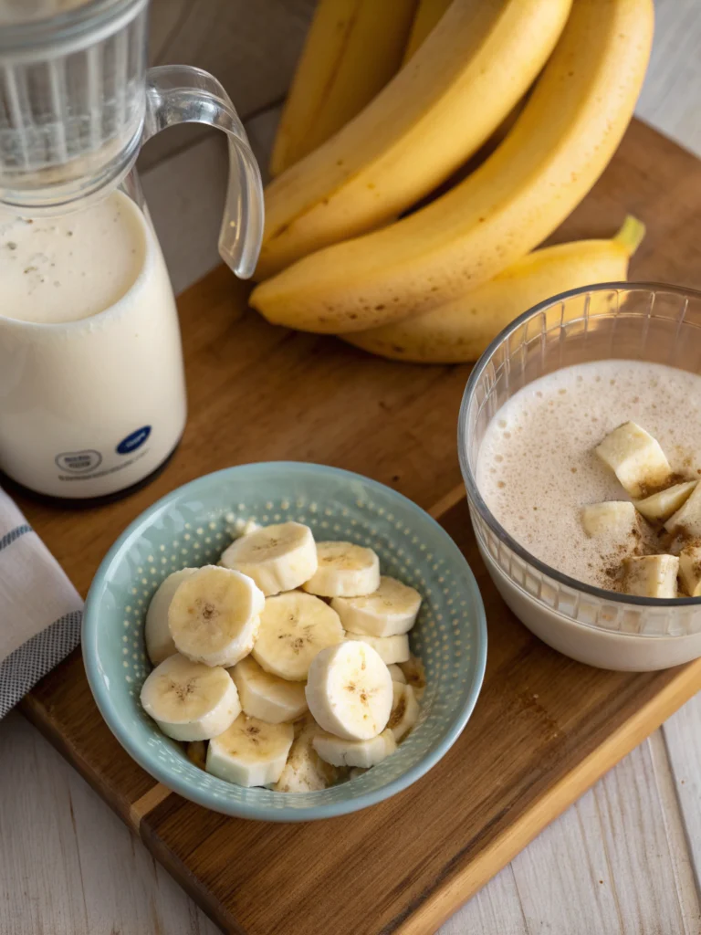 Quick 5-Minute Banana Milkshake (No Ice Cream!)