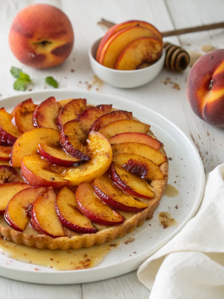 Quick Caramelized Nectarine with Yogurt (7 Minutes!)