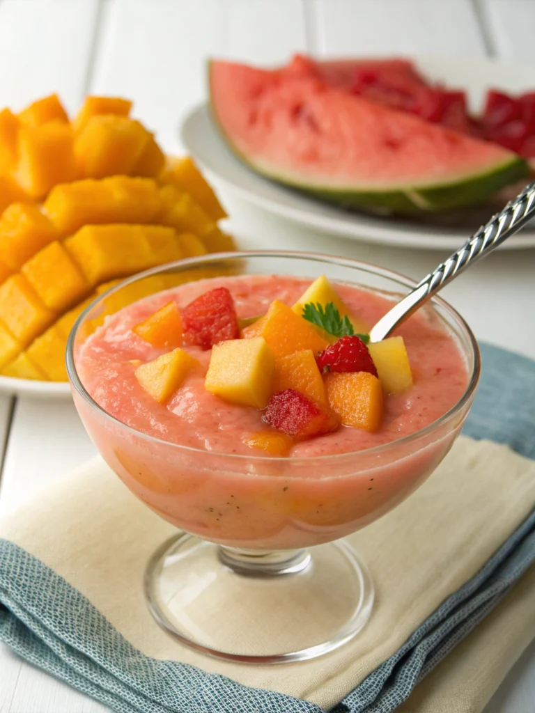 Quick Mango Watermelon Smoothie in 10 Minutes