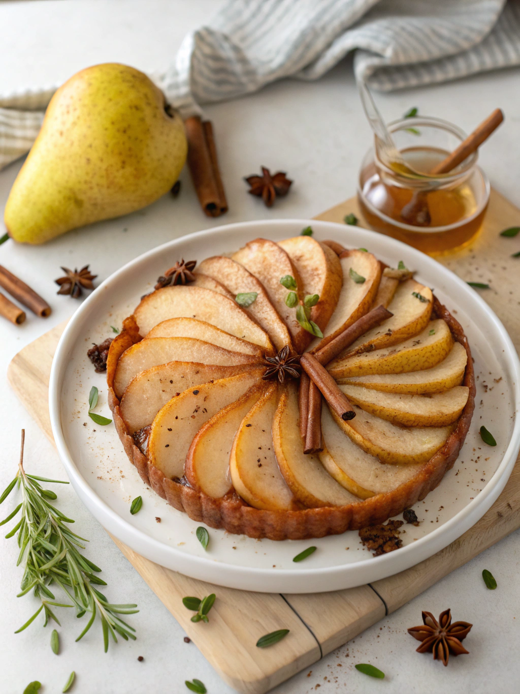 Quick Spiced Pears & Pomegranate in 10 Minutes