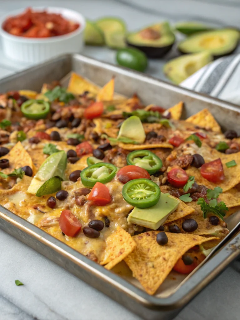 Sheet Pan Nachos Recipe (Ready in 15 Minutes!)