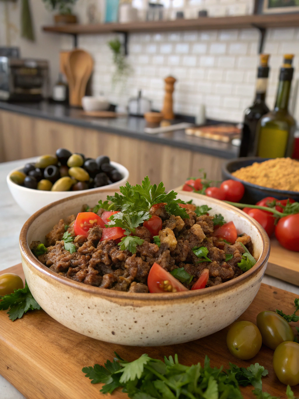 15-Minute Mediterranean Ground Beef Recipe