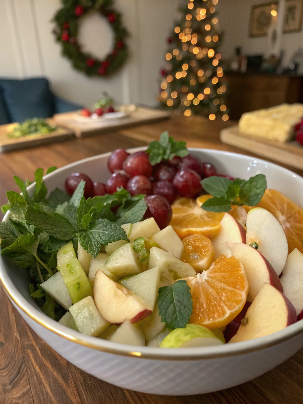 Christmas Fruit Salsa Ingredients