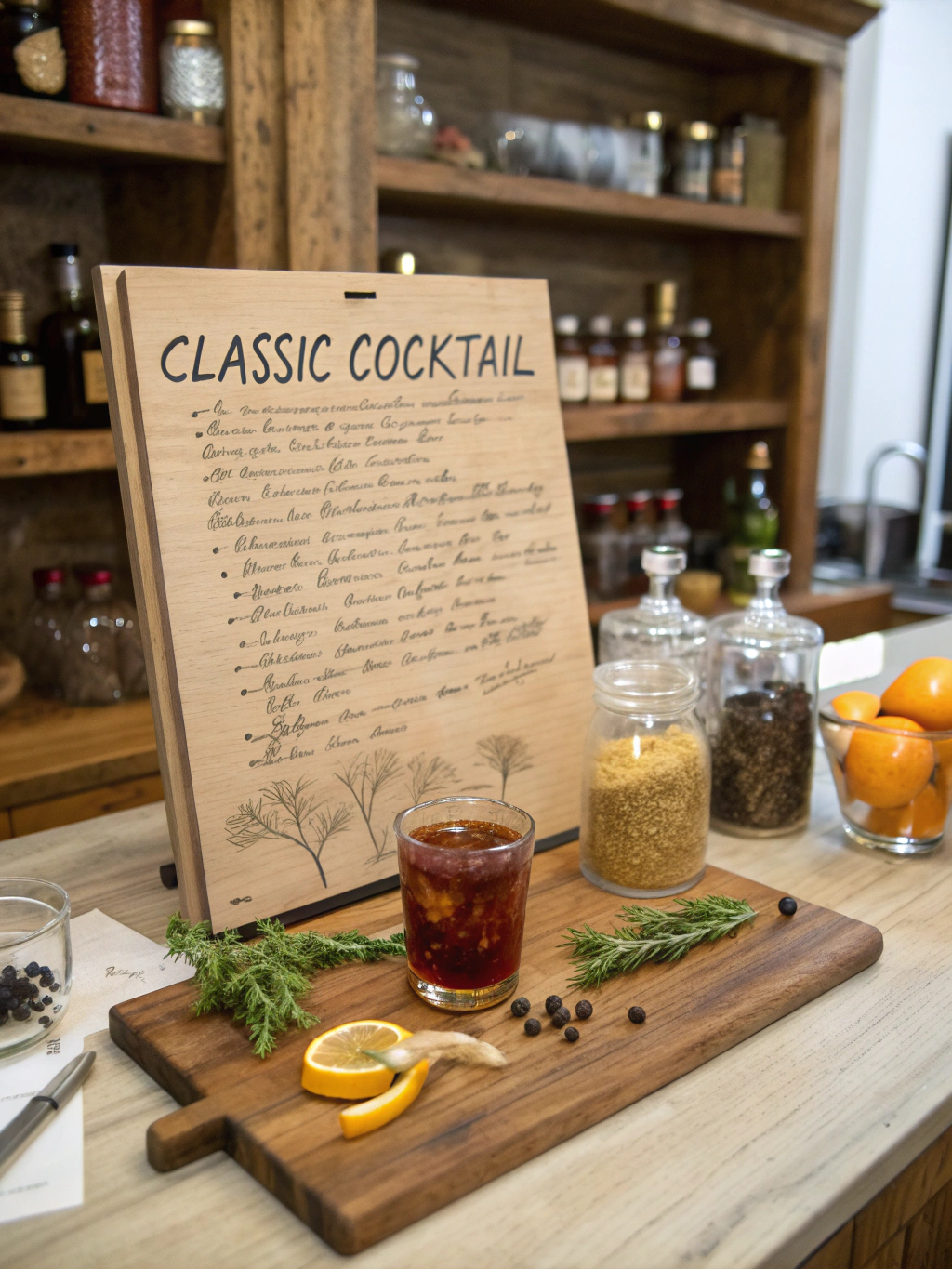 Classic Old Fashioned Cocktail in 5 Minutes