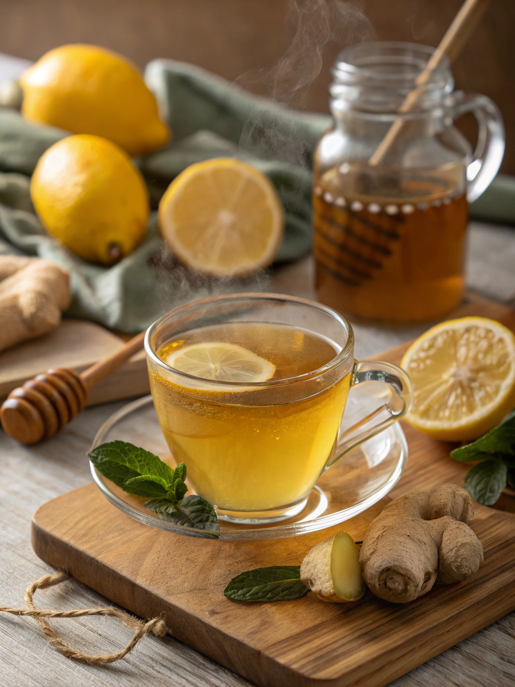 Easy 10-Minute Lemon Ginger Tea Recipe