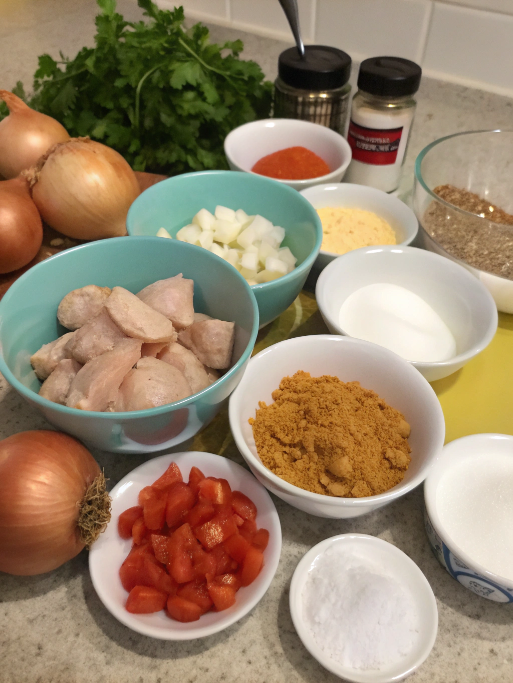 Ingredients for Panera Copycat Curry Recipe
