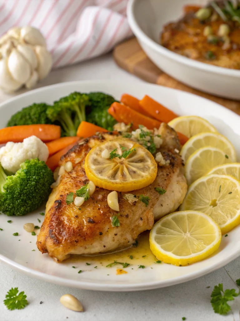 Easy 25-Minute Lemon Garlic Chicken Recipe