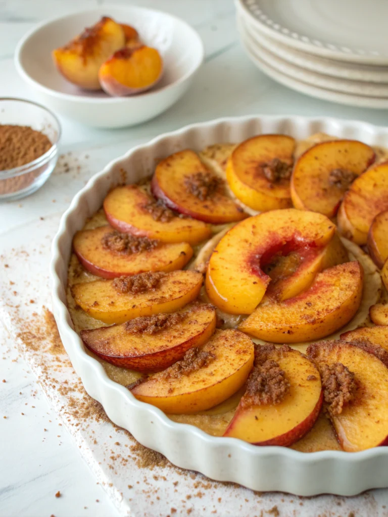 Easy 30-Minute Baked Peaches Recipe