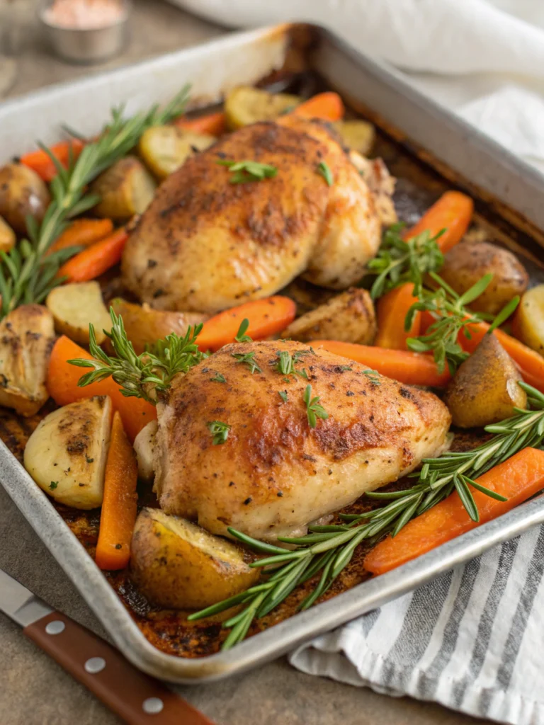 Easy 30-Minute Sheet Pan Asian Chicken Dinner