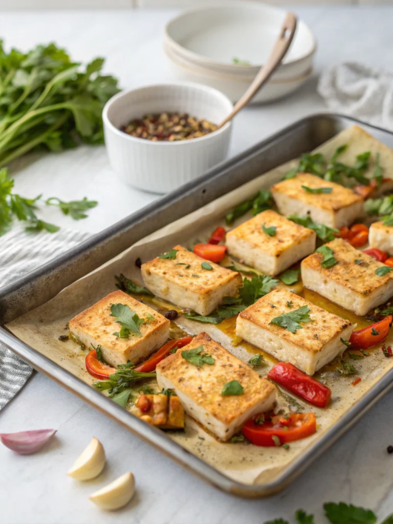 Easy 30-Minute Sheet Pan Mexican Tofu Dinner