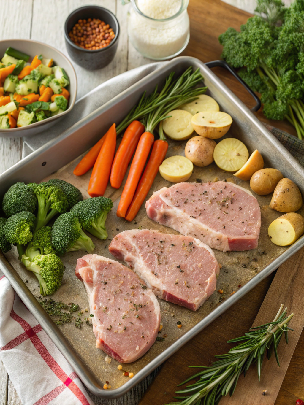 Sheet Pan Pork Chops Ingredients