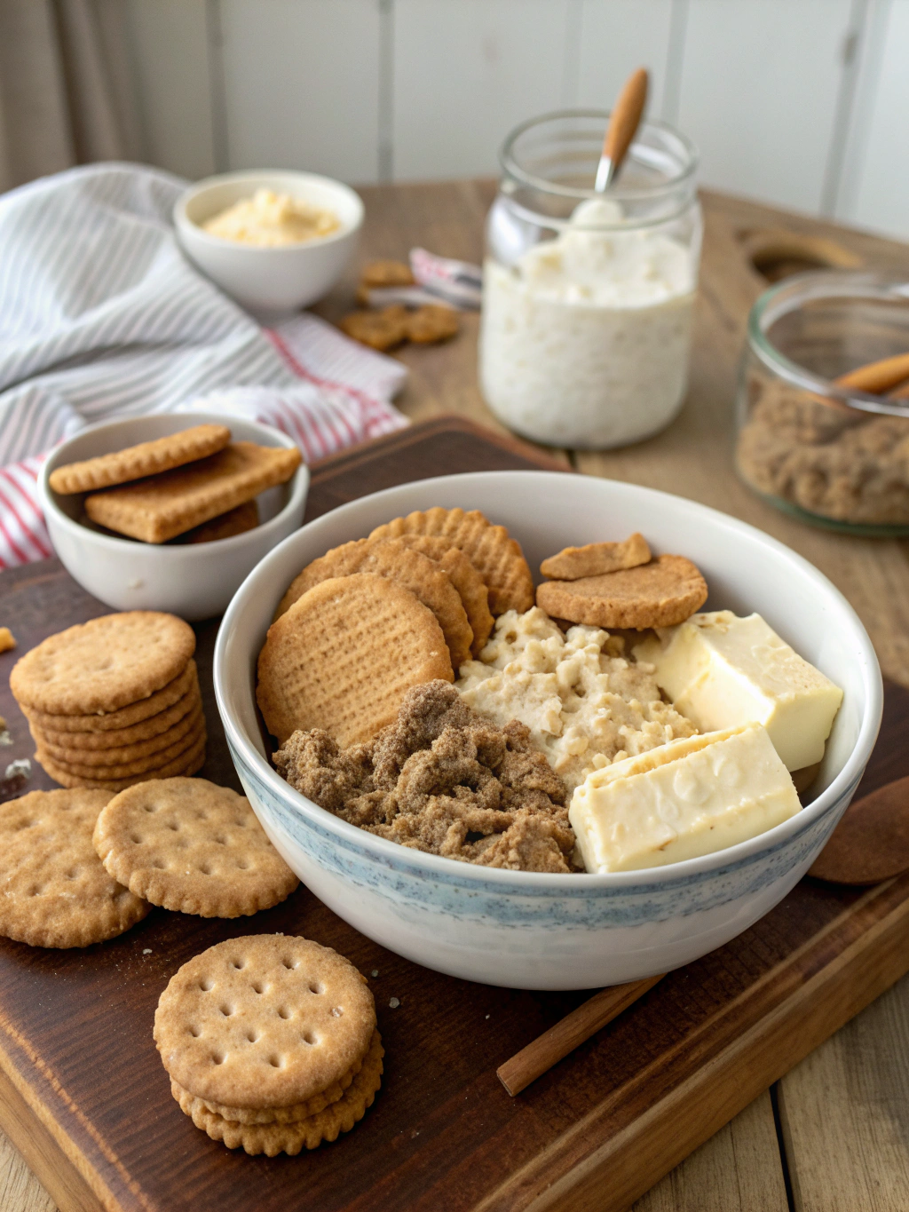 Ingredients for Christmas Cookie Butter Dip