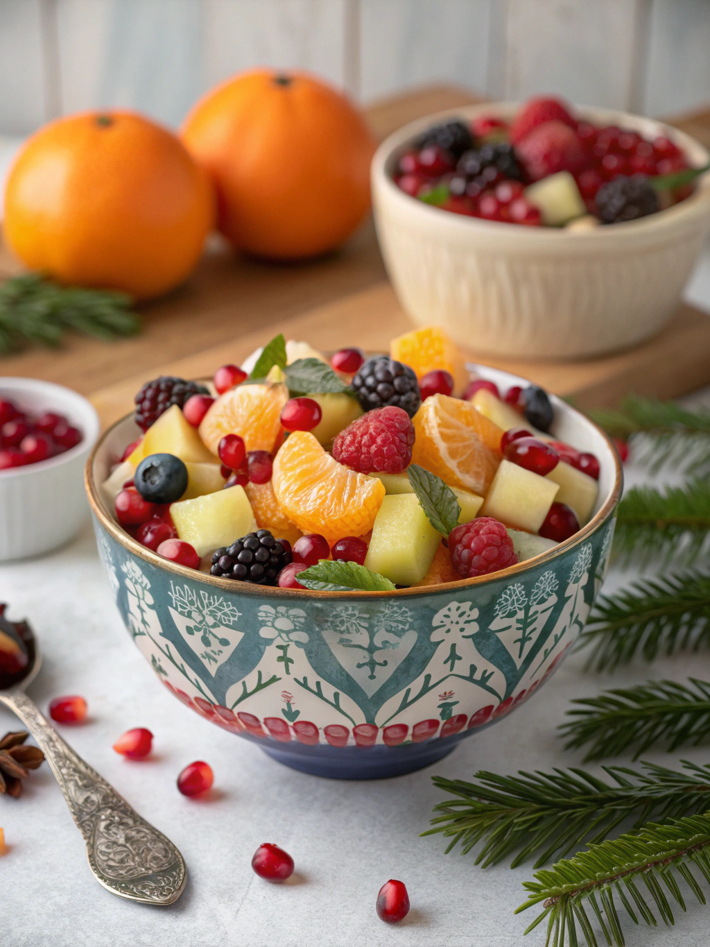 Easy Christmas Fruit Salad (Ready in 15 Minutes!)