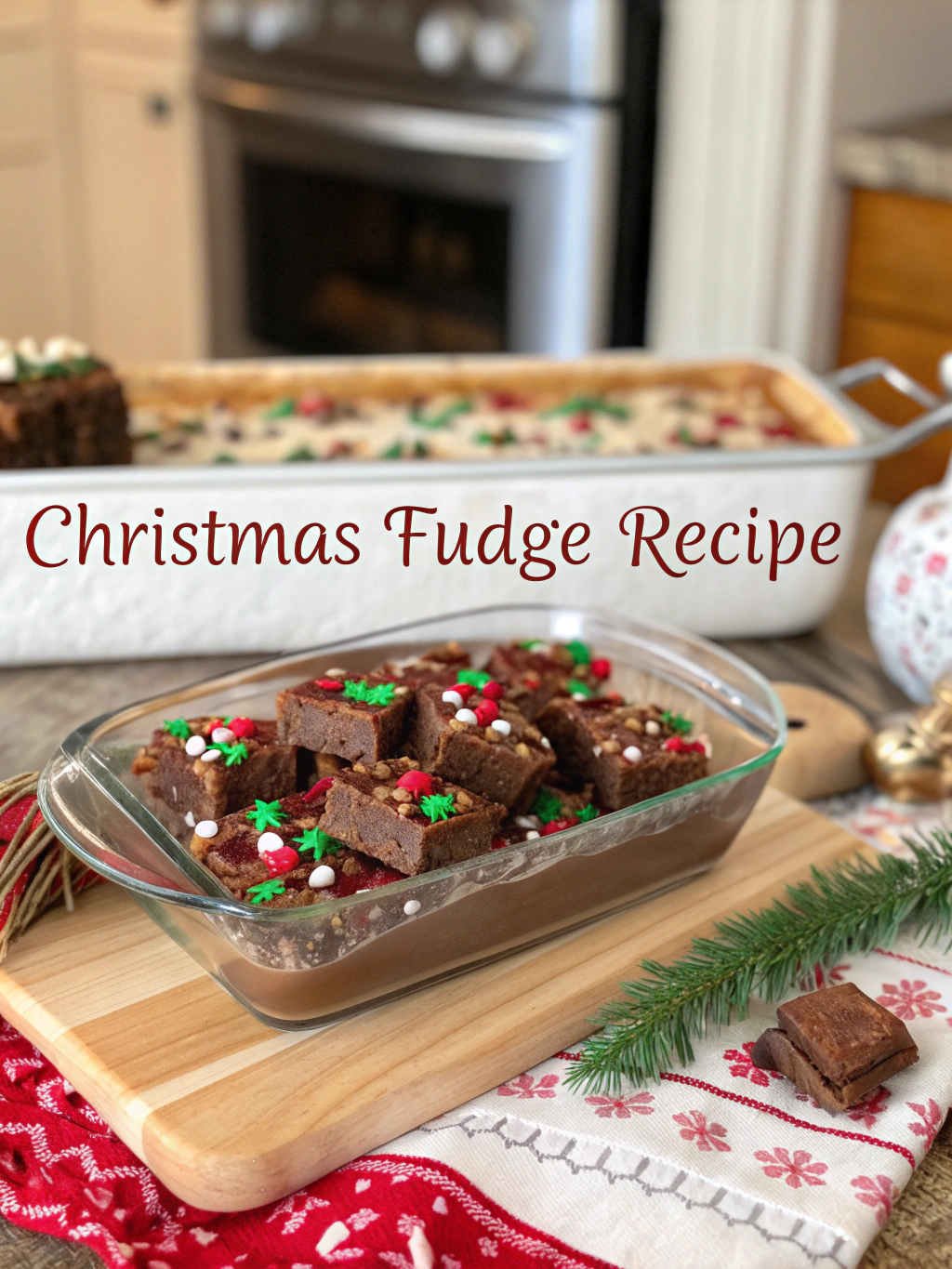 Easy Christmas Swirl Fudge in 25 Minutes