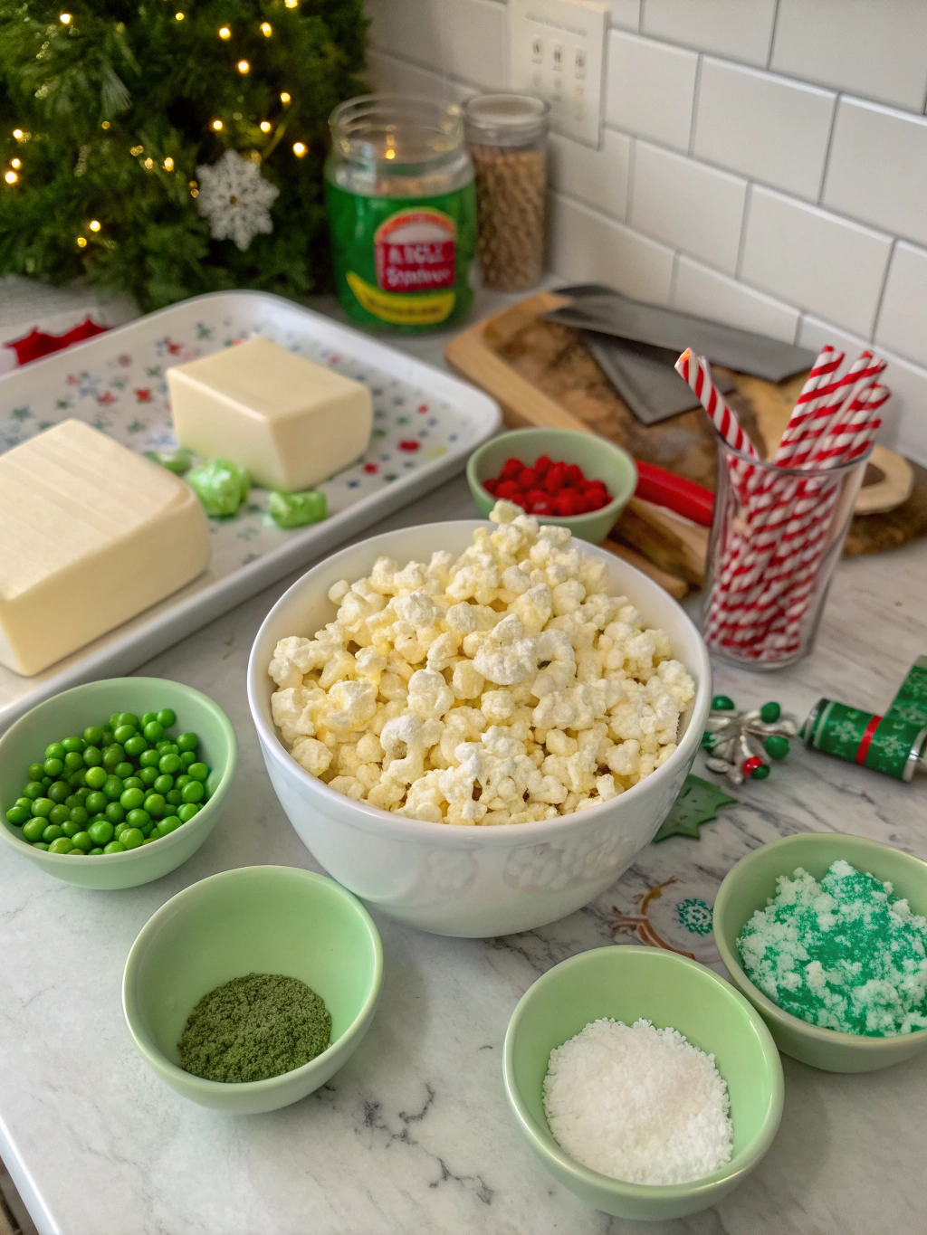 Grinch Popcorn Recipe Ingredients