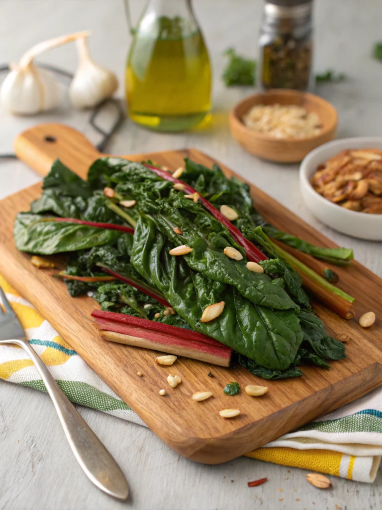 Easy Sautéed Swiss Chard with Parmesan in 25 Minutes