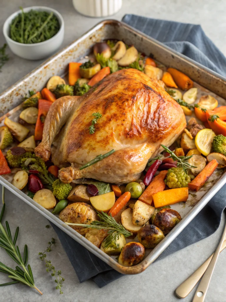 Easy Sheet Pan Asian Turkey Dinner in 25 Minutes