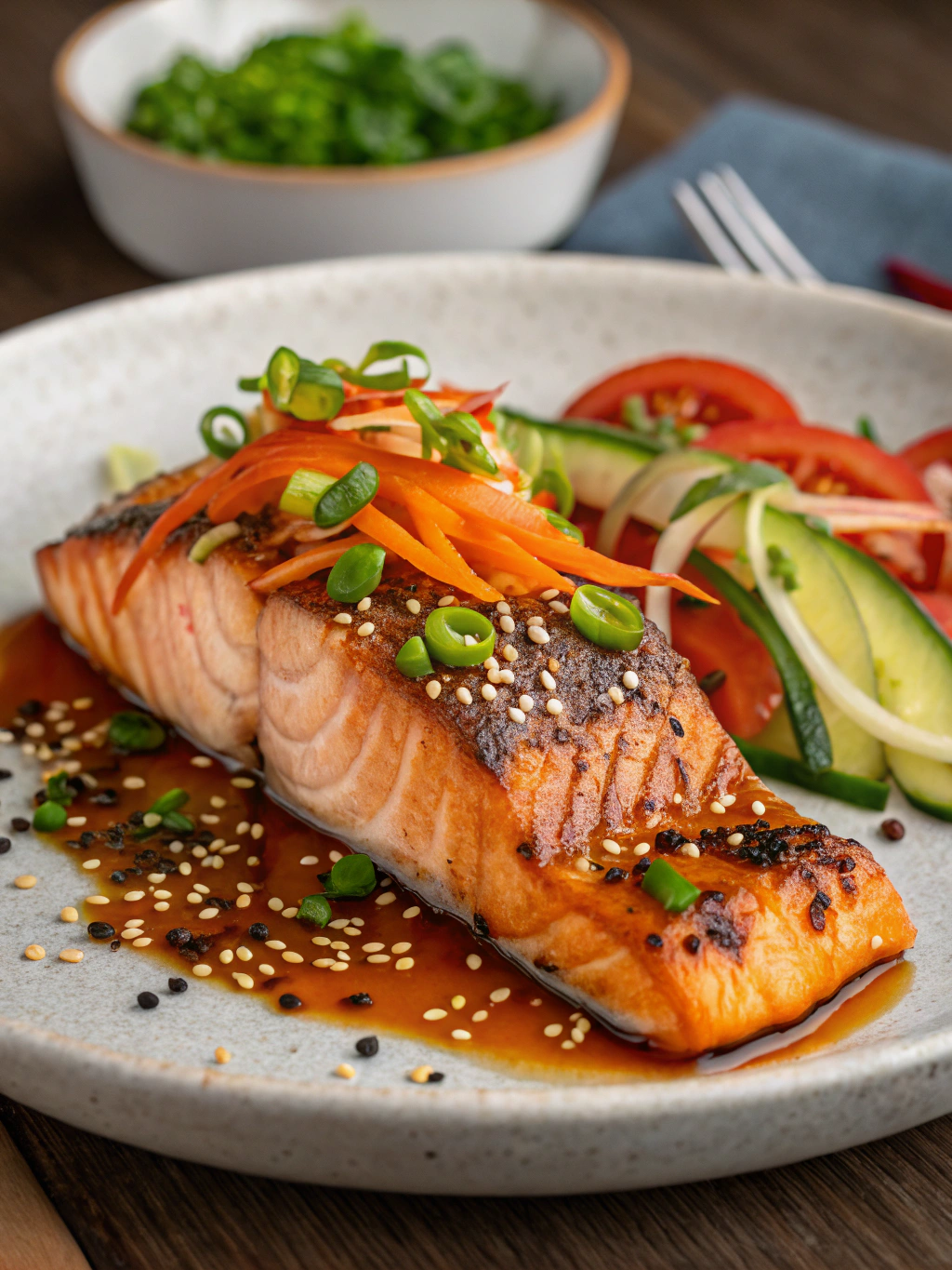 Easy Sheet Pan Korean Salmon in 28 Minutes