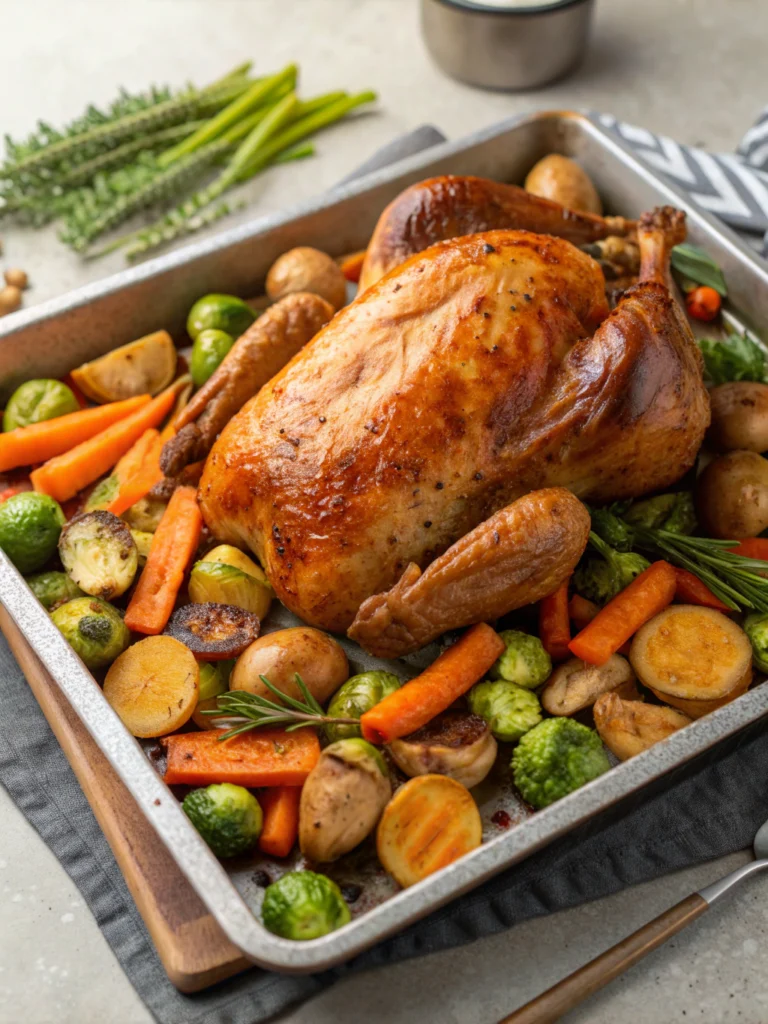 Easy Sheet Pan Turkey and Cauliflower (30 Minutes!)