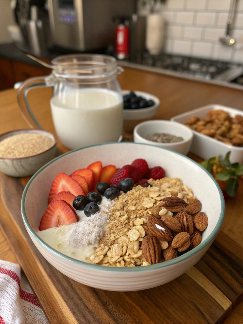 Ingredients for Oat Bran Cereal Recipe