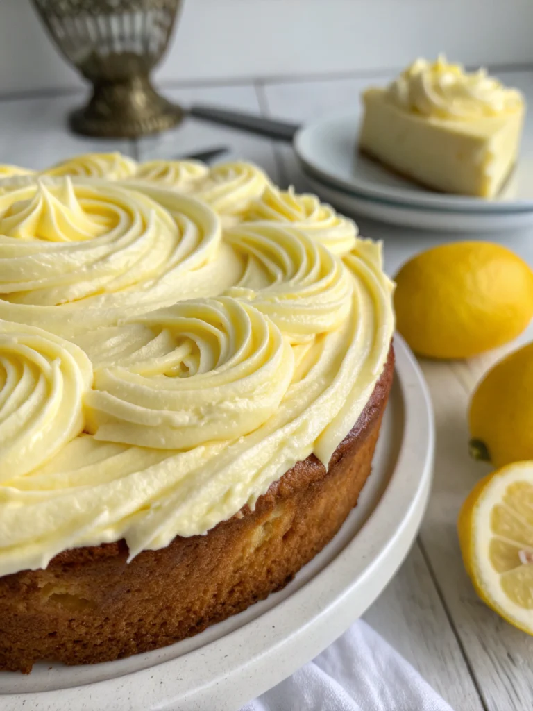 Quick Lemon Cream Cheese Frosting in 15 Minutes