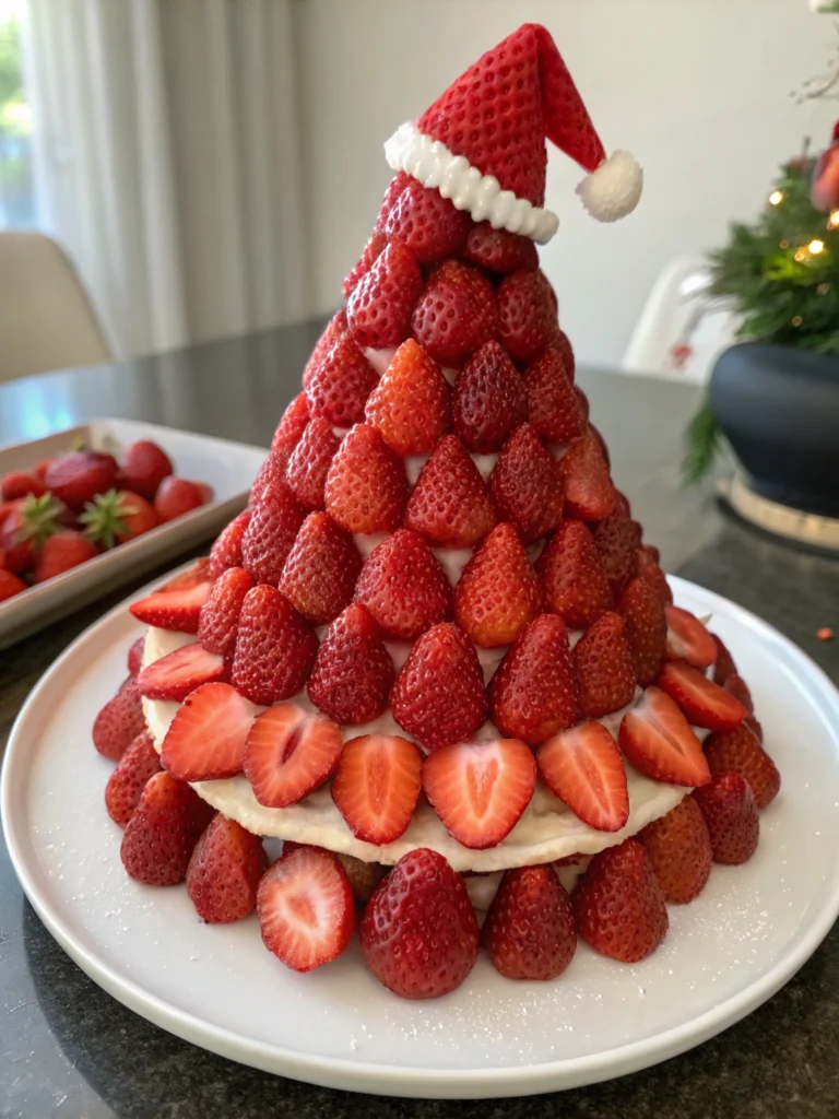 Santa Hat Strawberries (Easy 25-Minute Treat!)