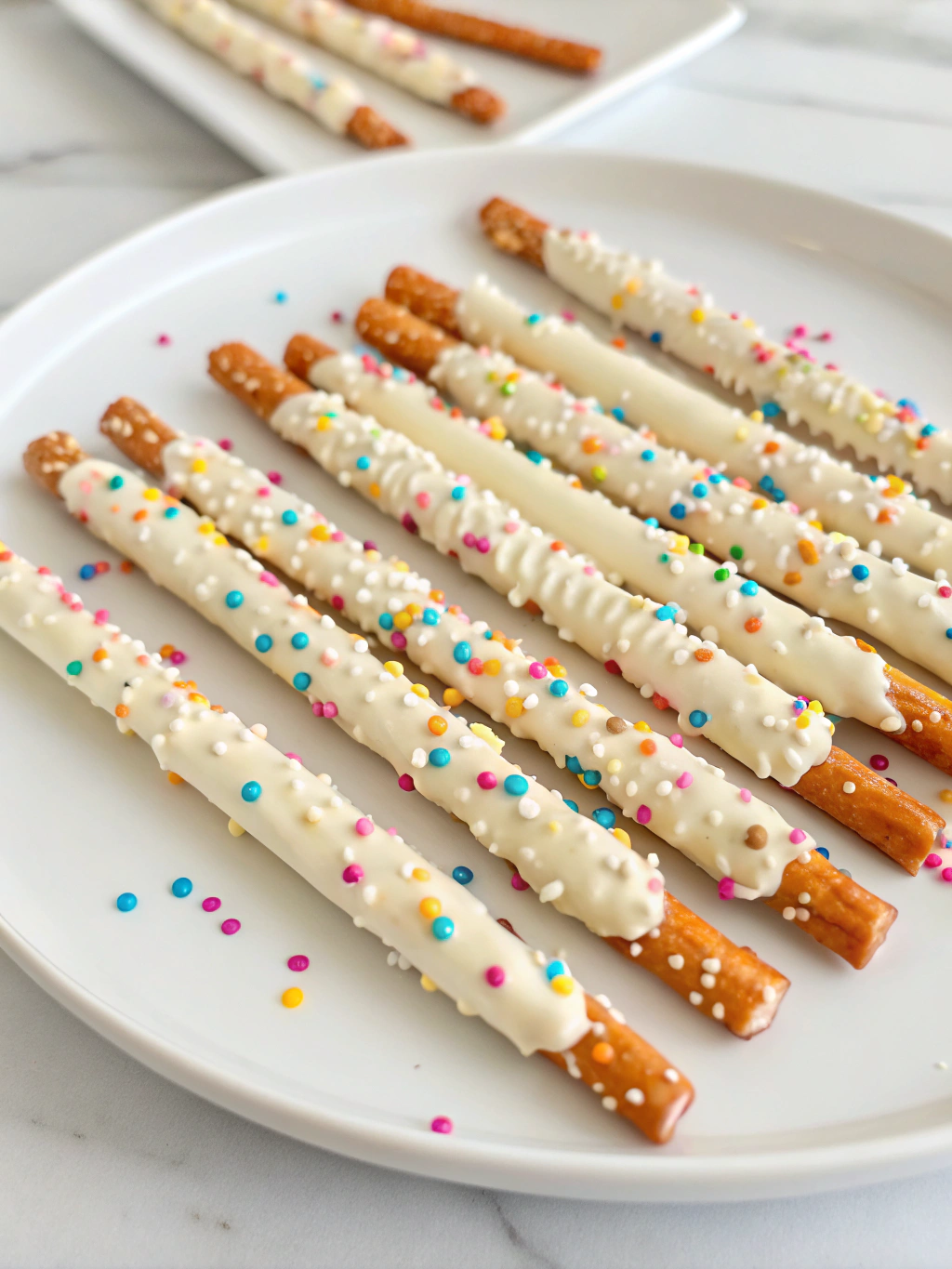 White Chocolate Christmas Pretzels Ingredients