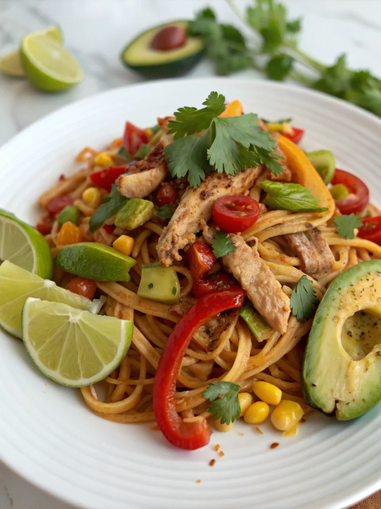 Easy 15-Minute Mexican Turkey Pasta Recipe
