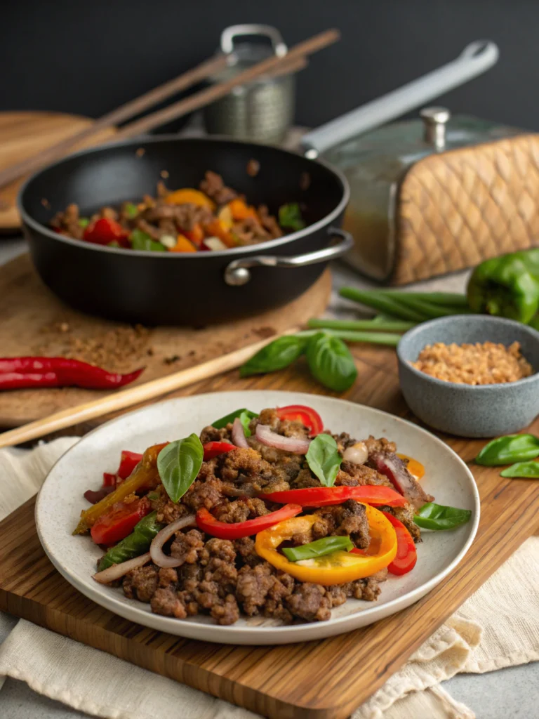 Easy 15-Minute Thai Ground Beef Recipe