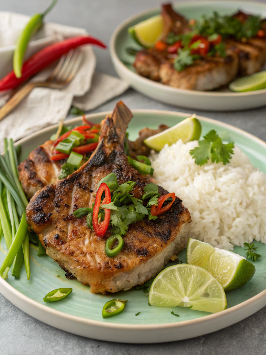 Easy 15-Minute Thai Pork Chops Recipe