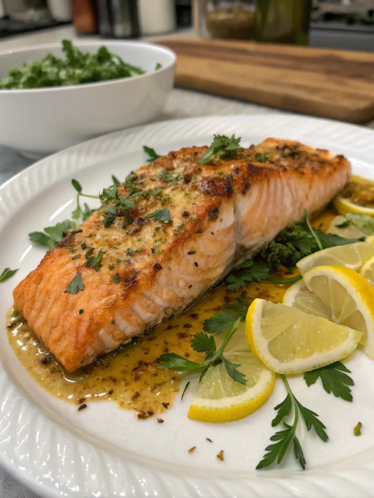 Easy 20-Minute Baked Honey Mustard Salmon