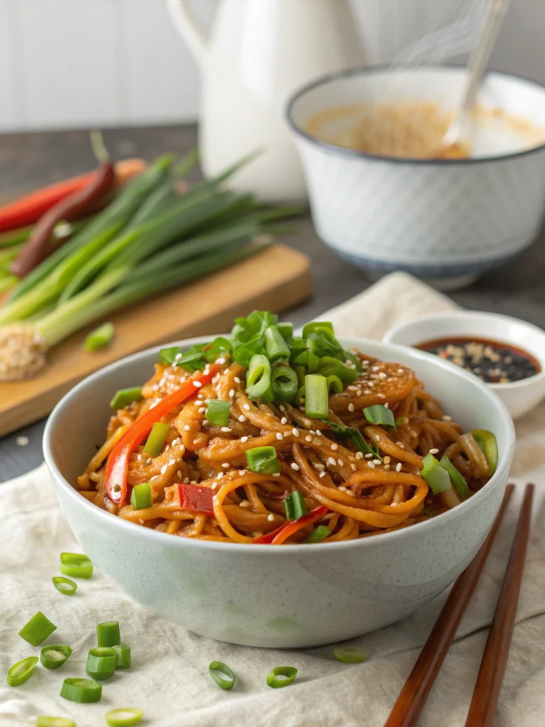 Easy 20-Minute Sesame Ginger Noodle Bowl