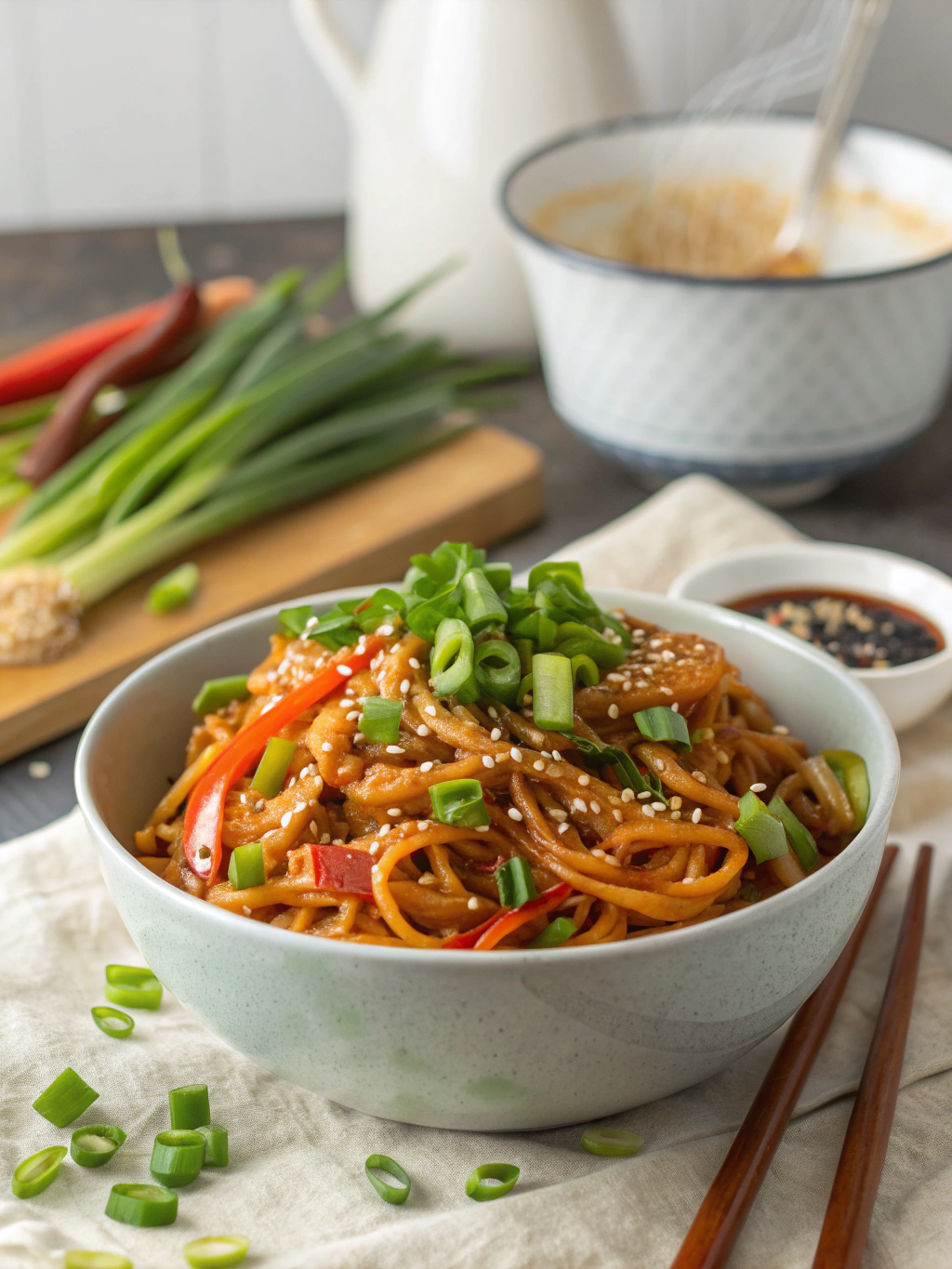 Easy 20-Minute Sesame Ginger Noodle Bowl