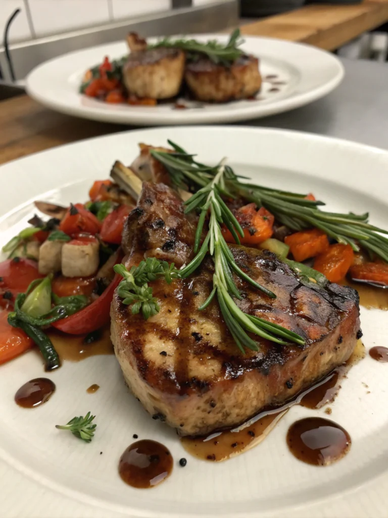 Easy 25-Minute Balsamic Glazed Pork Chops Recipe