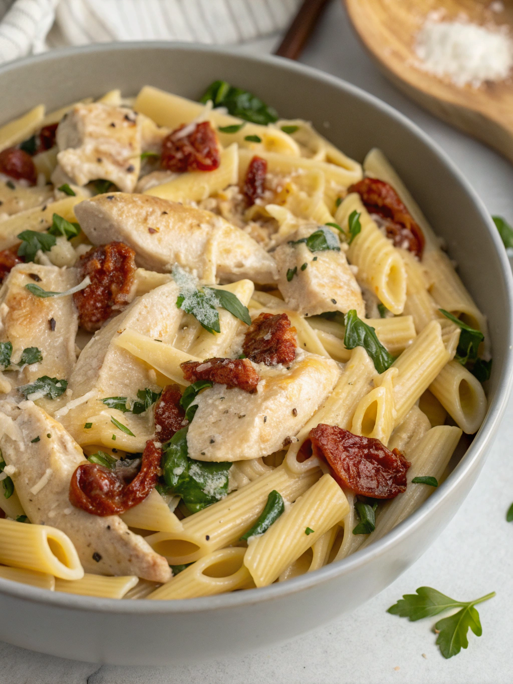 Easy 25-Minute Creamy Tuscan Chicken Pasta Recipe