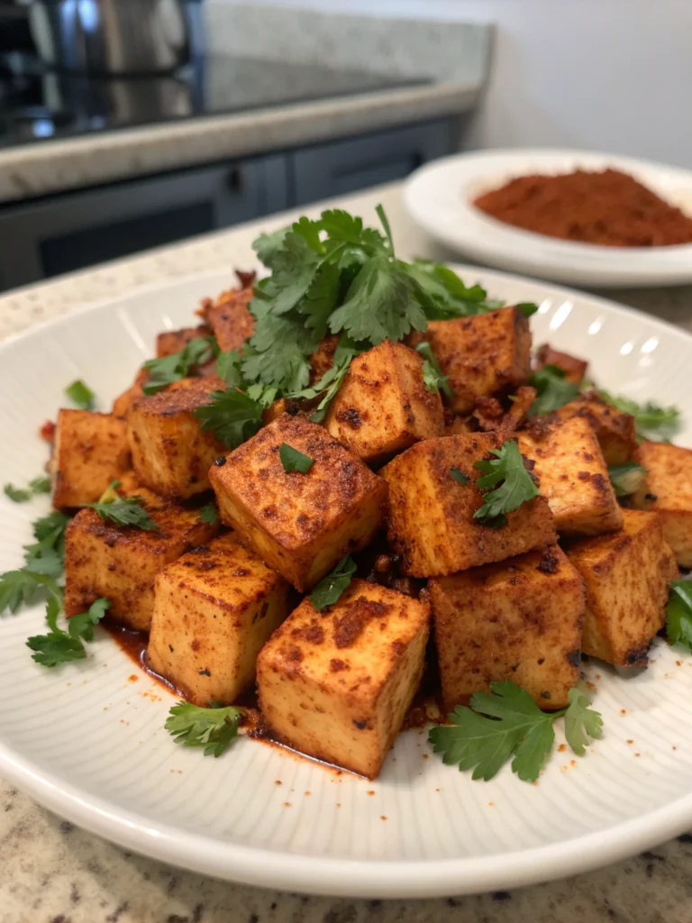 Easy 30-Minute Cajun Tofu Sheet Pan Dinner