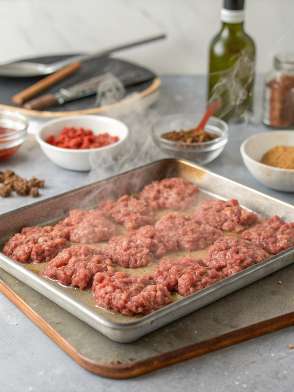 Easy 30-Minute Sheet Pan Ground Beef and Carrots