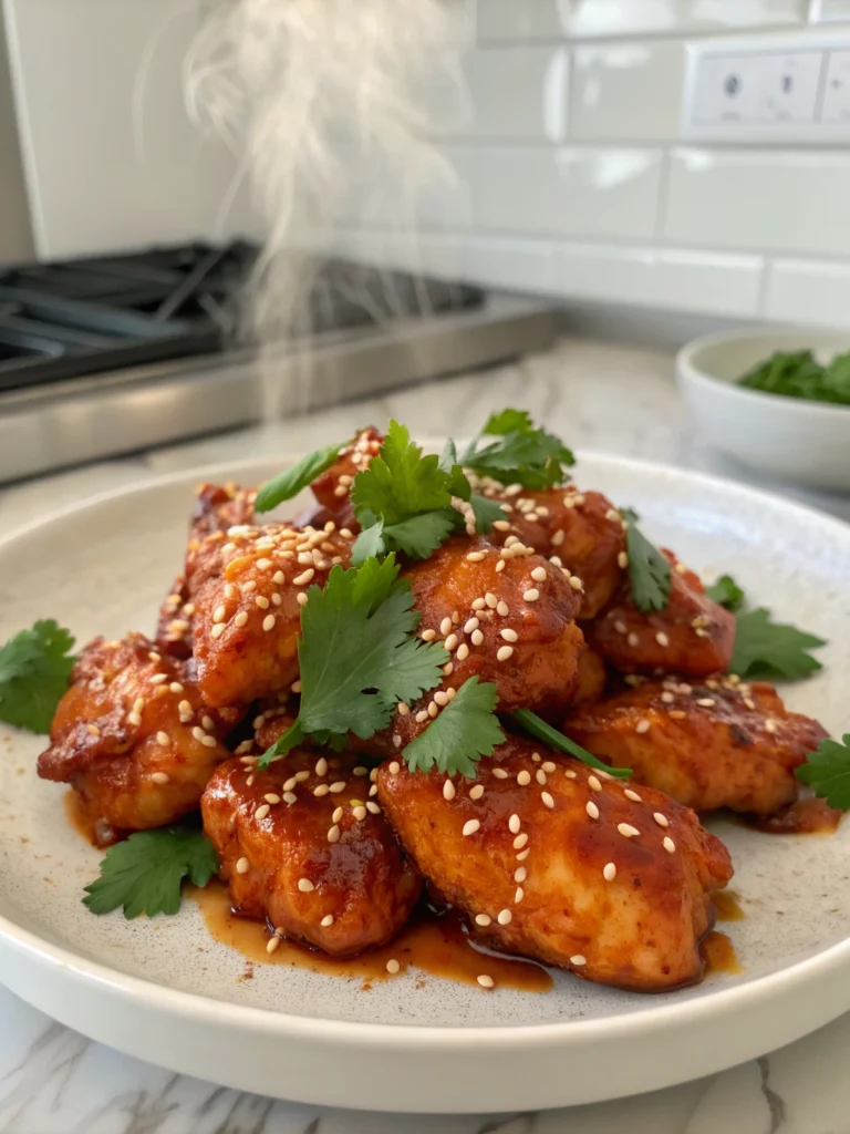 Easy Honey Sriracha Chicken Thighs in 25 Minutes