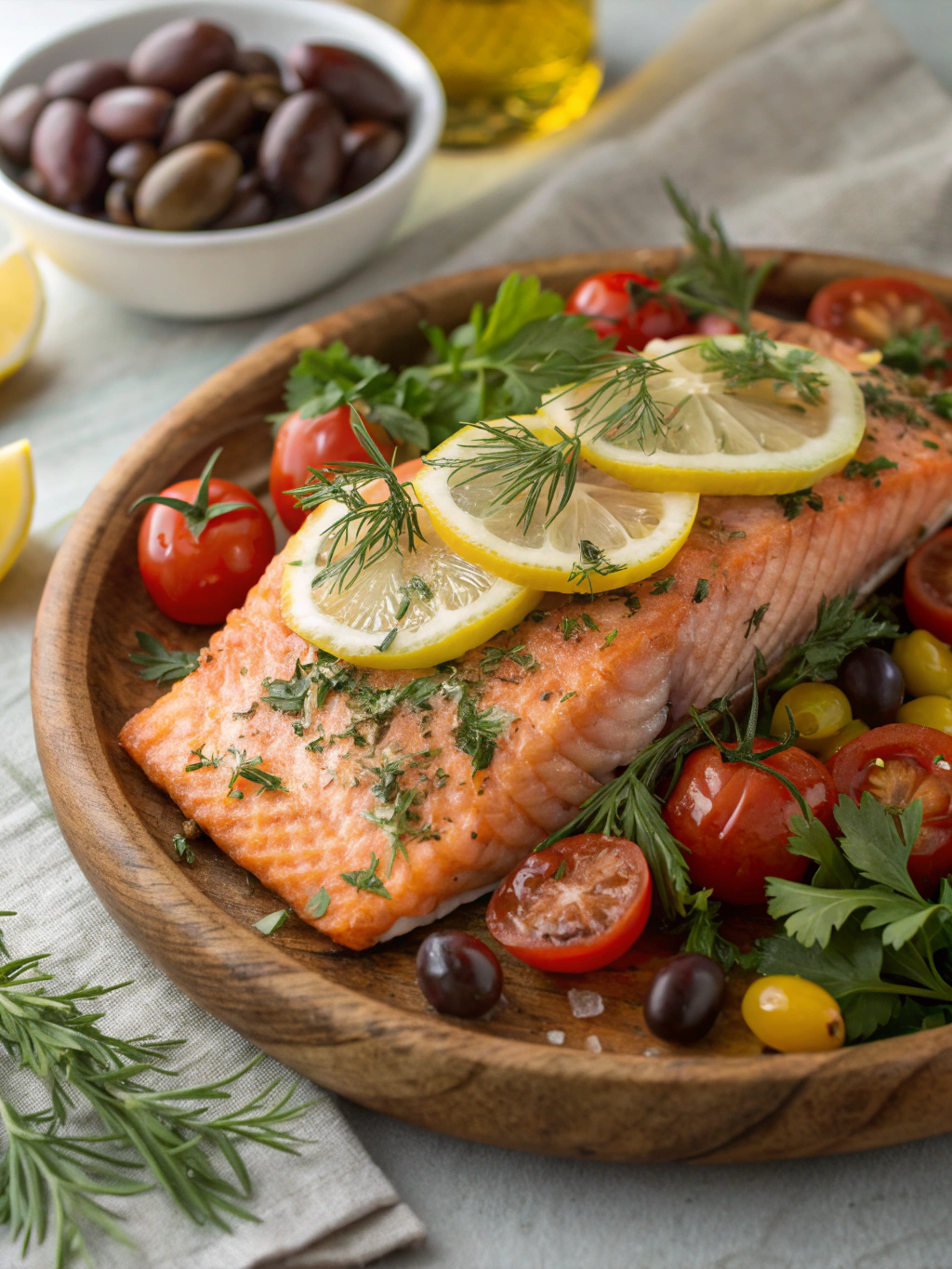 Easy Sheet Pan Greek Salmon in 30 Minutes