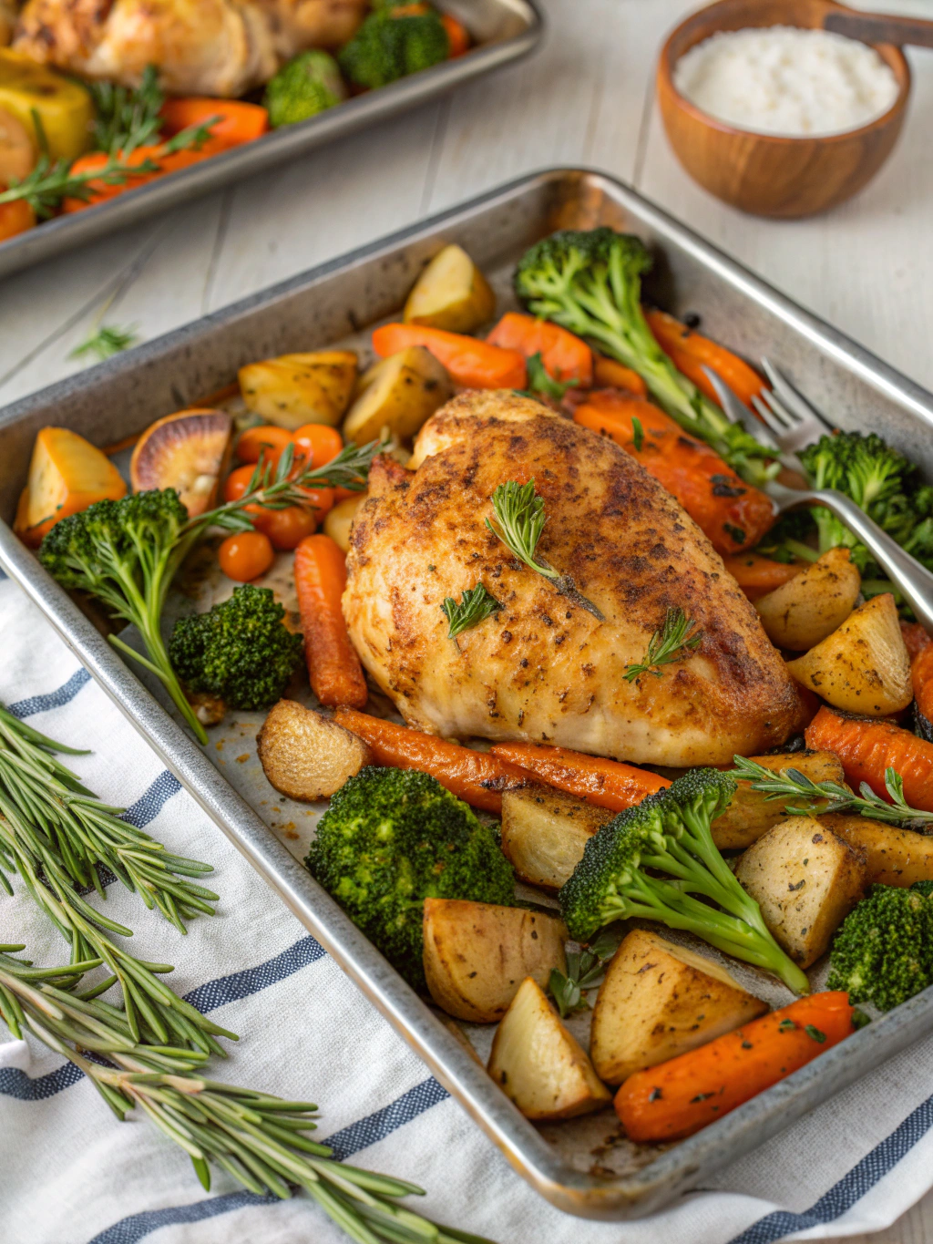 Easy Sheet Pan Italian Chicken Dinner in 30 Minutes
