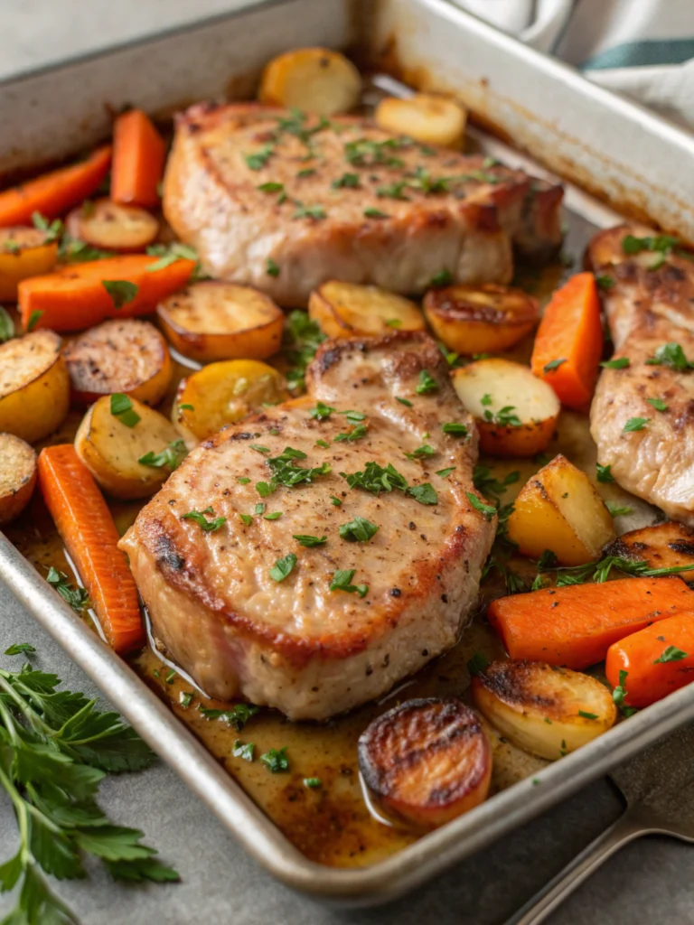 Easy Sheet Pan Thai Pork Chops in 27 Minutes