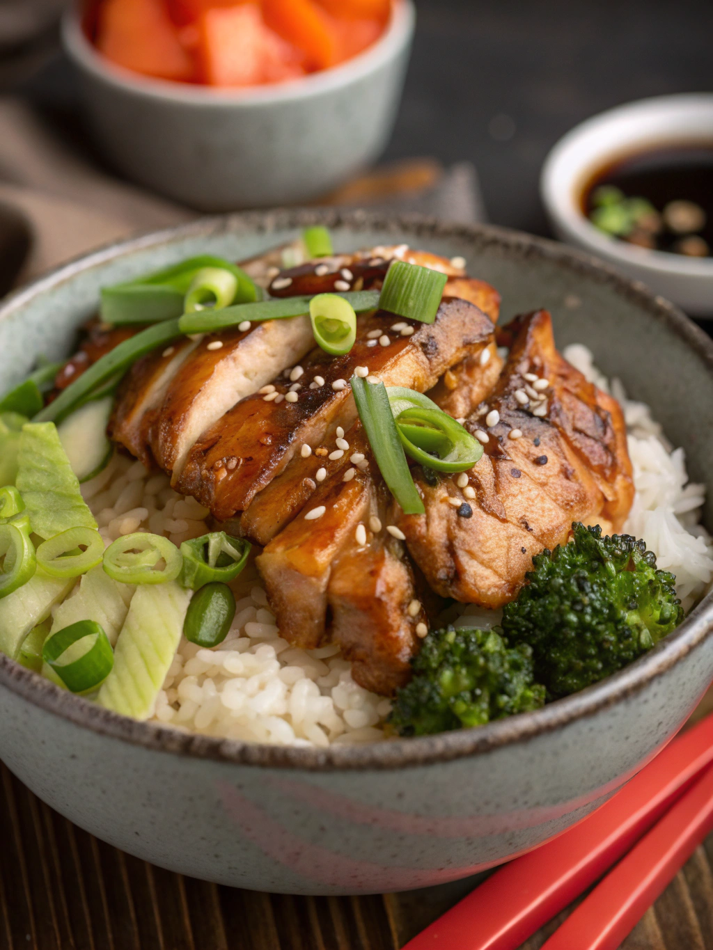 Easy Teriyaki Chicken Rice Bowls (25 Minutes!)