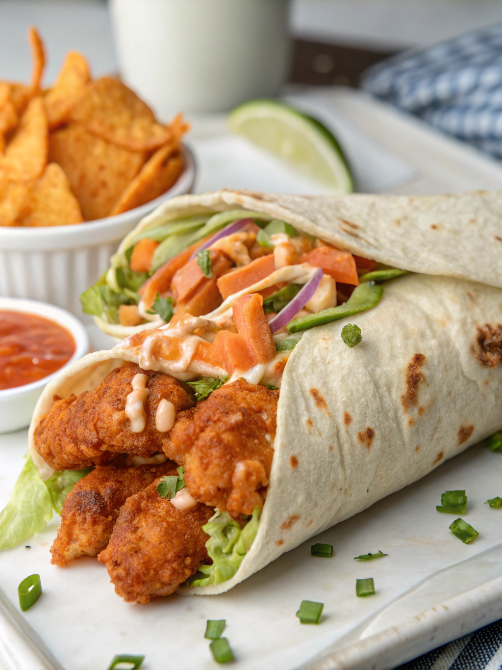 Quick Buffalo Chicken Wraps (15-Minute Lunch!)